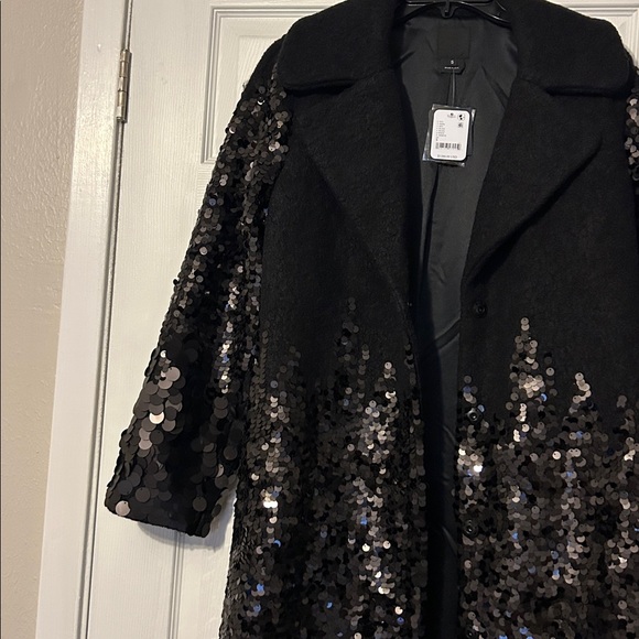 New Anna Sui sequins embellished coat - Picture 6 of 13